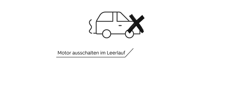 Kraftstoff sparen, Tipp 6 - Motor im Leerlauf ausschalten