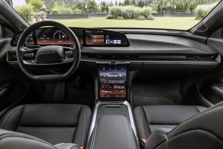 Lucid Air Pure RWD Mojave Interior (31)