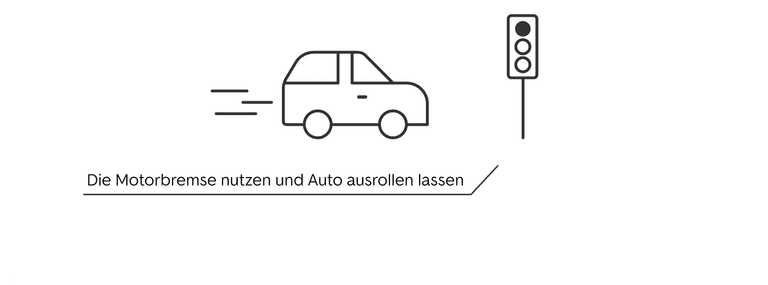 Kraftstoff sparen, Tipp 9 - die Motorbremse nutzen