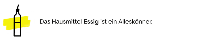 Essig als Alleskönner