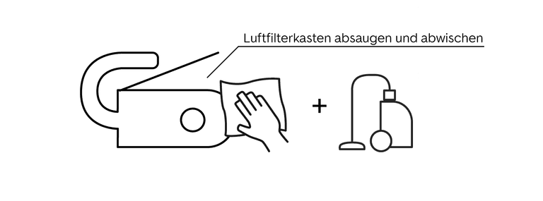 So gelingt der Austausch des Luftfilters – Schritt fünf